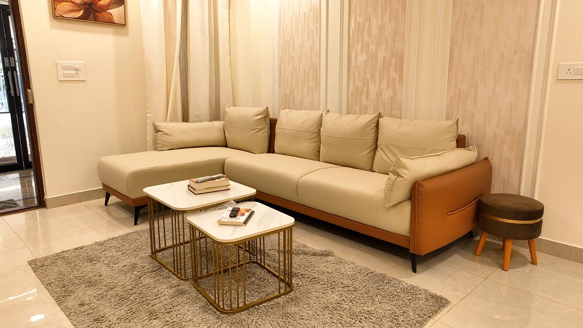 3 BHK living room interior